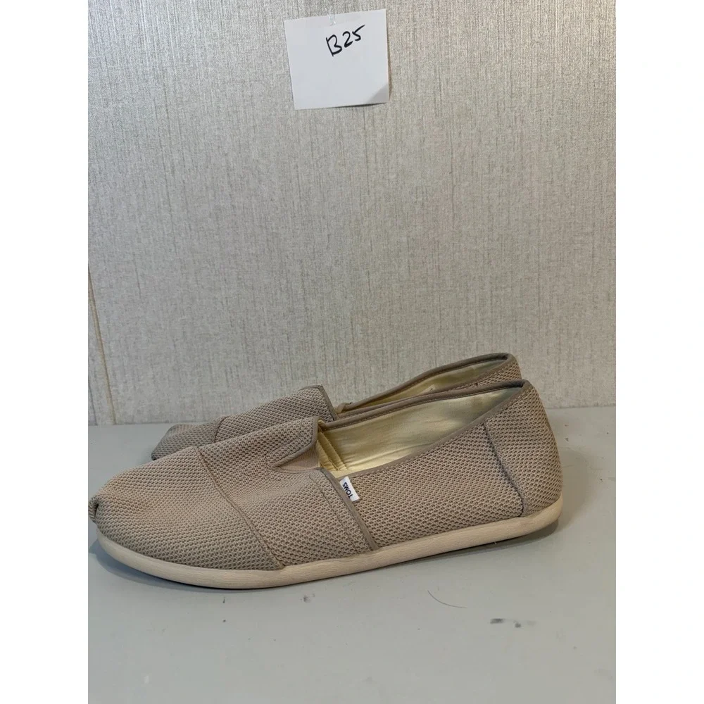 TOMS Men's Alpardata Slip-On‎ Casual Shoes - Beige Men size 11